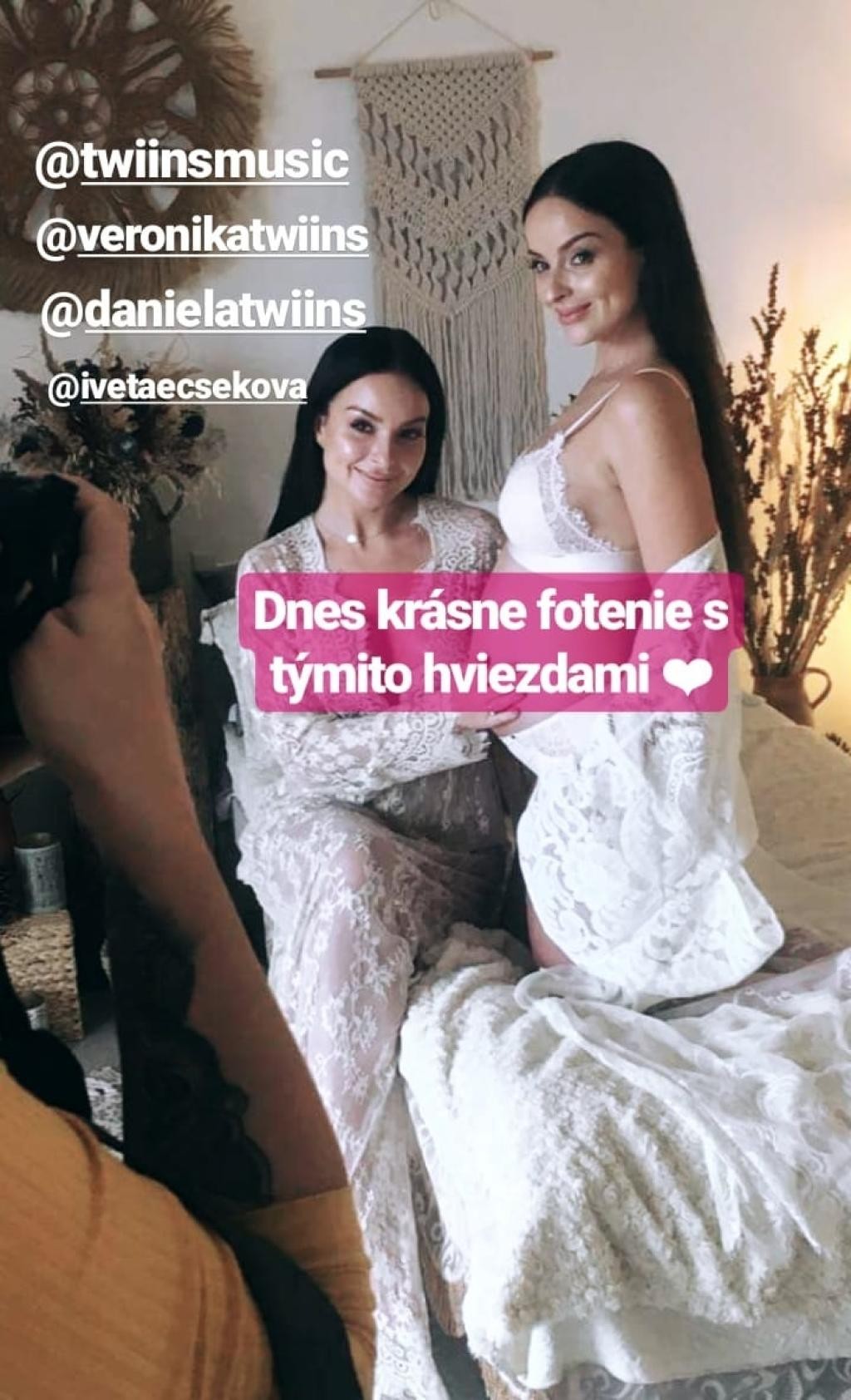 daniela nizlova tehotenske fotenie